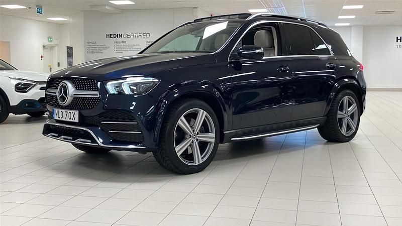 Blå Begagnad 2020 Mercedes GLE350 SUV | 639 900 kr (Lite dyr) - Bild 1/4