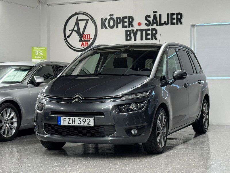 Grå Begagnad 2016 Citroën Grand C4 Picasso Minibuss | 139 900 kr (Marknadspris) - Bild 1/4