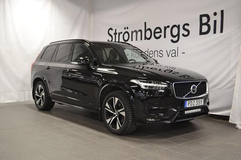 Svart Begagnad 2019 Volvo XC90 R-Design SUV | 459 000 kr (Dyr) - Bild 1/4