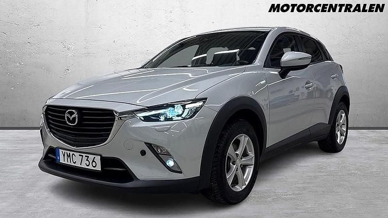 Vit Begagnad 2018 Mazda CX-3 SUV | 189 000 kr (Marknadspris) - Bild 1/4