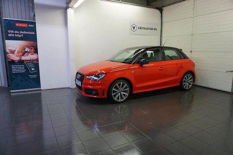 Begagnad Audi A1 Sportback S-Line 86 HK (63 kW) 2014 Röd Halvkombi
