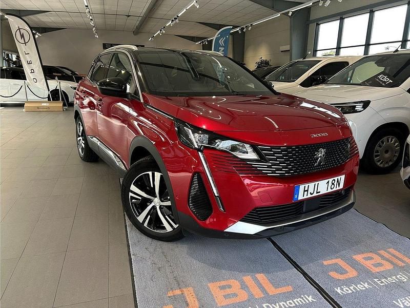 Röd Begagnad 2021 Peugeot 3008 GTi SUV | 259 900 kr (Lite dyr) - Bild 1/4