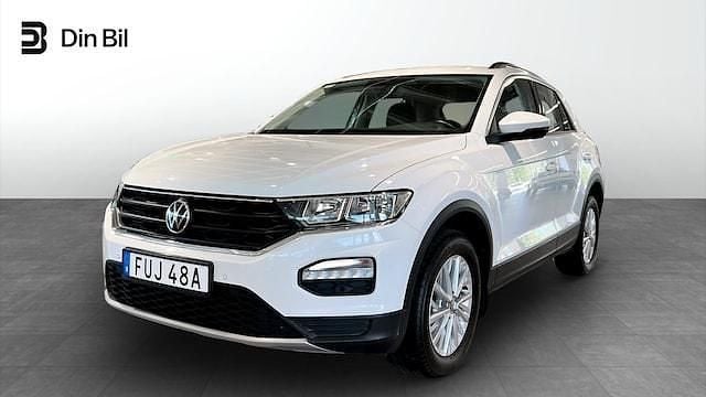 Vit Begagnad 2021 VW T-Roc Style SUV | 204 900 kr (Superpris) - Bild 1/3