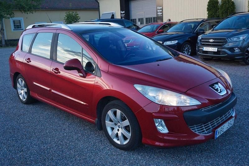 Röd Begagnad 2009 Peugeot 308 Kombi | 29 900 kr (Marknadspris) - Bild 1/4