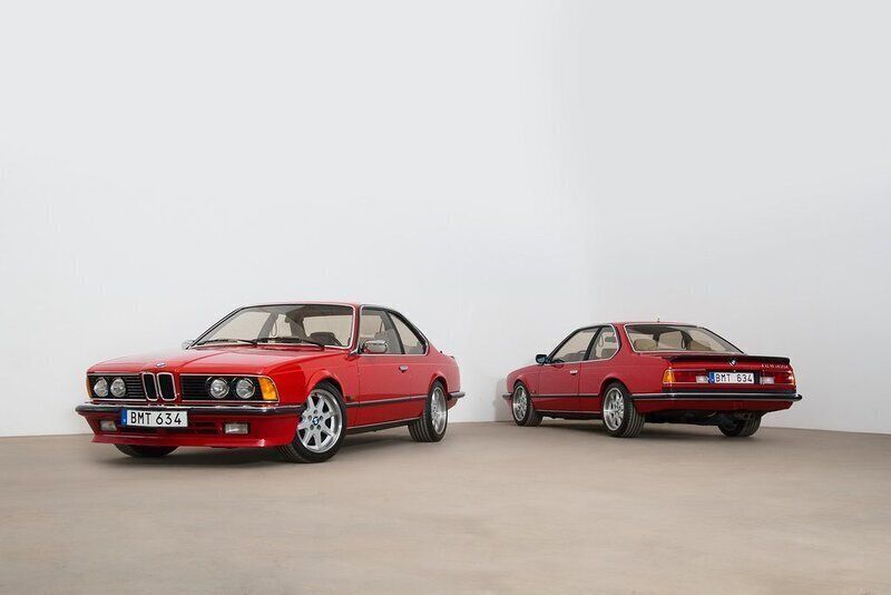 Röd Begagnad 1987 BMW 635 Sportkupé | 549 000 kr - Bild 1/4