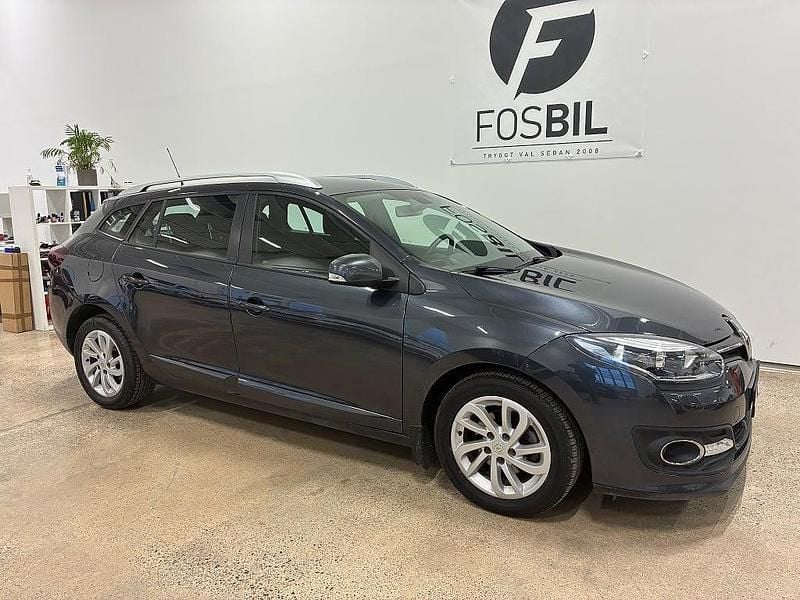 Grå Begagnad 2014 Renault Mégane GrandTour Kombi | 99 900 kr (Dyr) - Bild 1/3