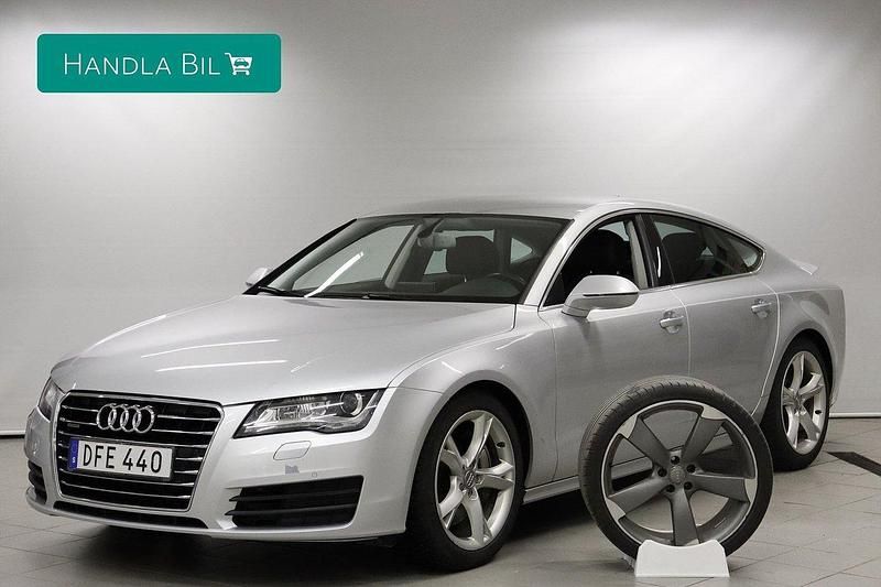 Silver Begagnad 2014 Audi A7 Design Halvkombi | 229 900 kr (Bra pris) - Bild 1/4