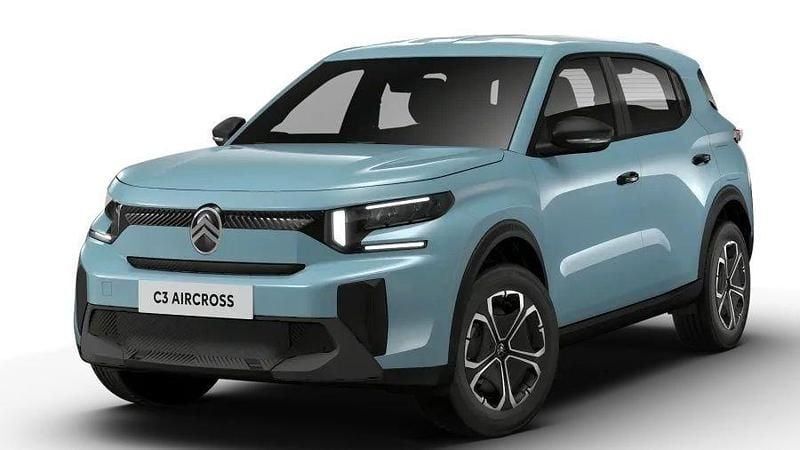 Blå Ny 2025 Citroën C3 Aircross PureTech SUV | 233 700 kr (Marknadspris) - Bild 1/3