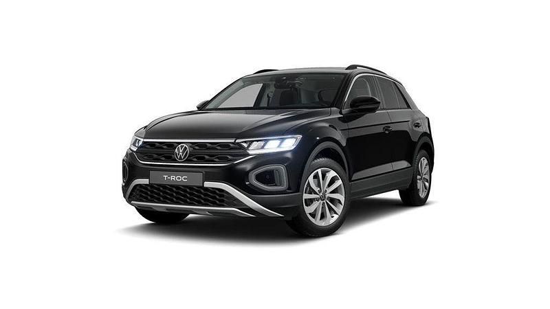 Svart (deep black pearl) Ny 2025 VW T-Roc Life SUV | 364 900 kr (Bra pris) - Bild 1/4