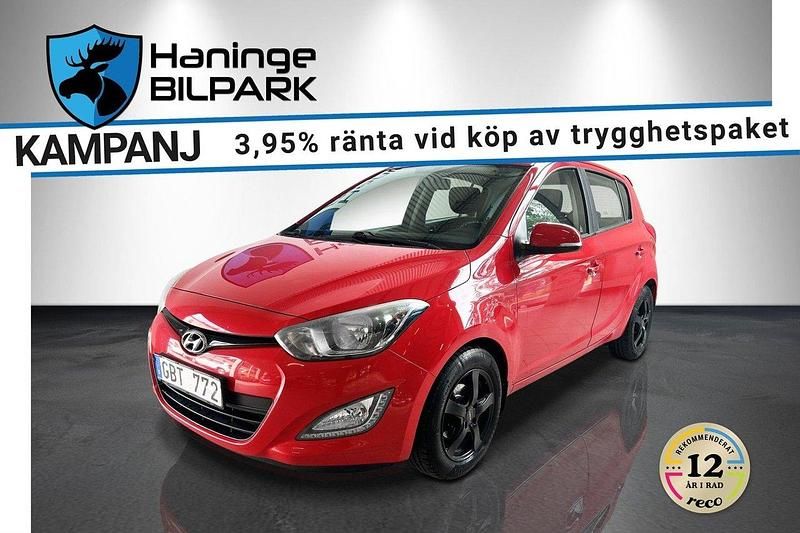 Röd Begagnad 2012 Hyundai i20 Premium Halvkombi | 59 900 kr (Lite dyr) - Bild 1/2