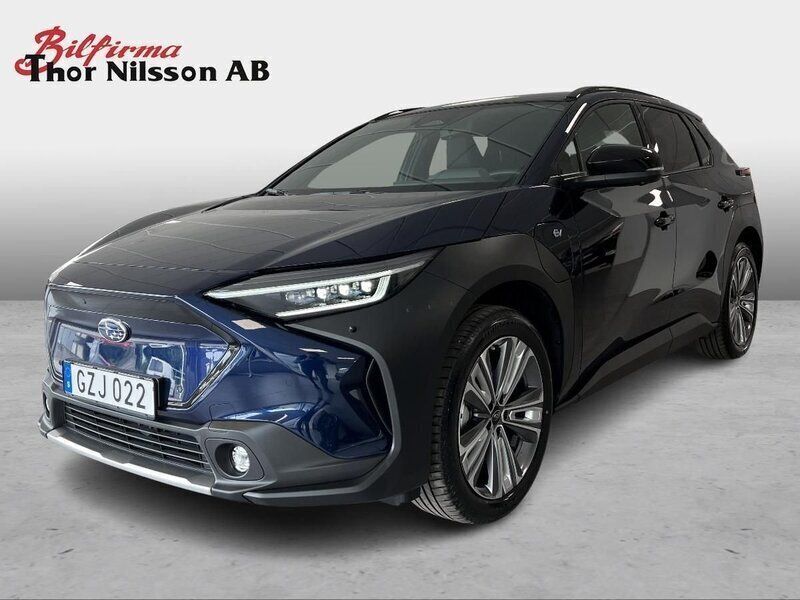 Blå Begagnad 2023 Subaru Solterra SUV | 469 500 kr (Superpris) - Bild 1/4