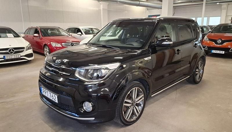 Svart Begagnad 2017 Kia Soul SUV | 117 000 kr (Marknadspris) - Bild 1/4