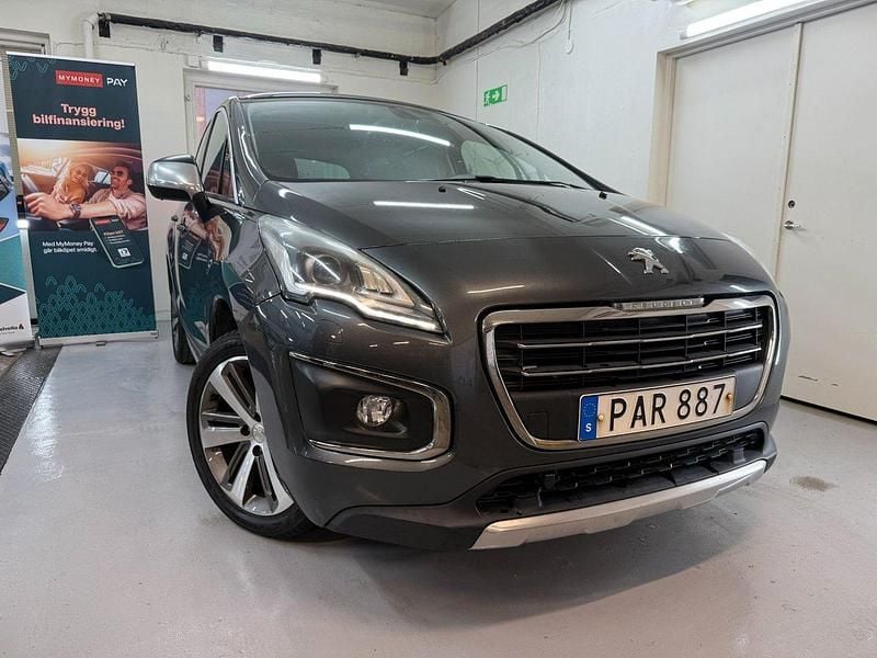 Mörkgrå Begagnad 2016 Peugeot 3008 Kombi | 69 000 kr (Superpris) - Bild 1/4