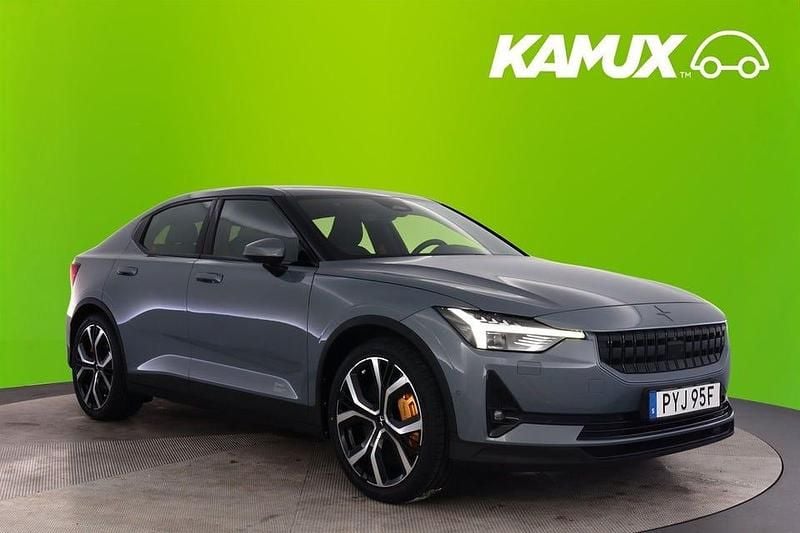 Silver/grå Begagnad 2021 Polestar 2 Performance Halvkombi | 299 800 kr (Bra pris) - Bild 1/3