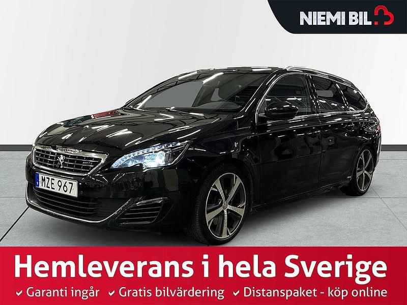 Svart Begagnad 2016 Peugeot 308 SW GT Kombi | 154 900 kr (Dyr) - Bild 1/3