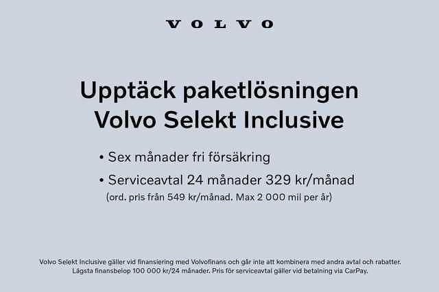 Begagnad Volvo XC60 Plus 463 HK (340 kW) 2024 Svart SUV