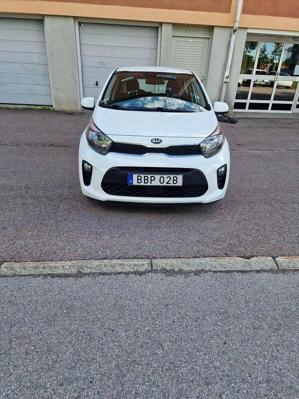 Vit Begagnad 2020 Kia Picanto Halvkombi | 87 000 kr (Marknadspris) - Bild 1/4