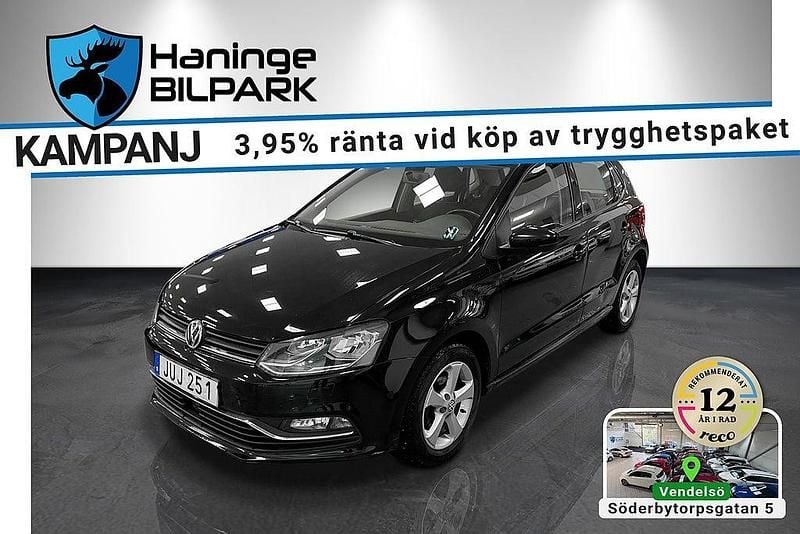Svart Begagnad 2015 VW Polo Halvkombi | 89 995 kr (Marknadspris) - Bild 1/2