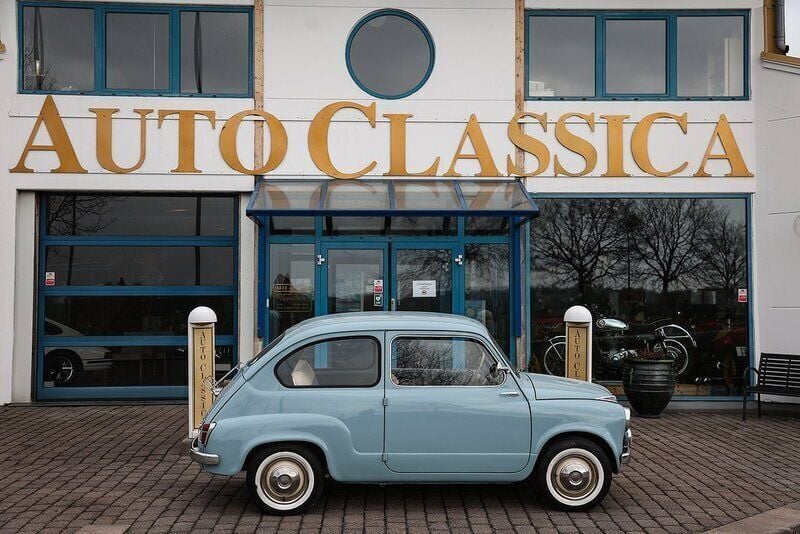 Blå Begagnad 1957 Fiat 600 Sedan | 115 000 kr - Bild 1/4