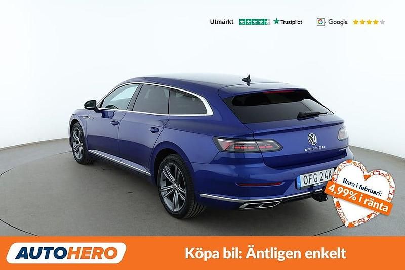 Begagnad VW Arteon R-line 220 HK (161 kW) 2022 Blå Kombi