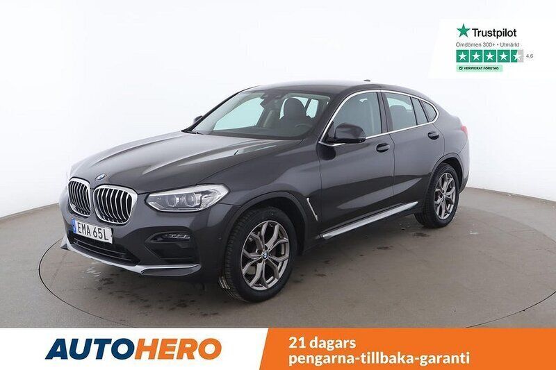 Grå Begagnad 2019 BMW X4 SUV | 352 000 kr (Marknadspris) - Bild 1/4
