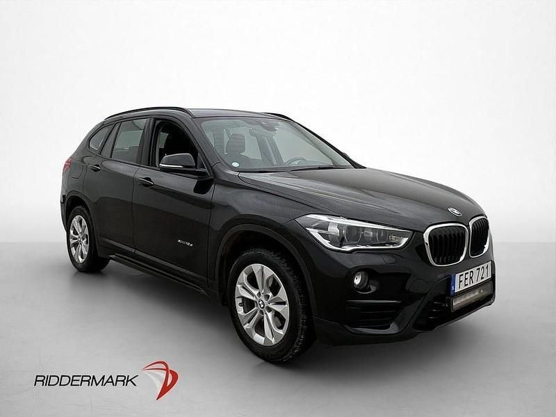 Begagnad BMW X1 Sport Line 150 HK (110 kW) 2018 Svart SUV