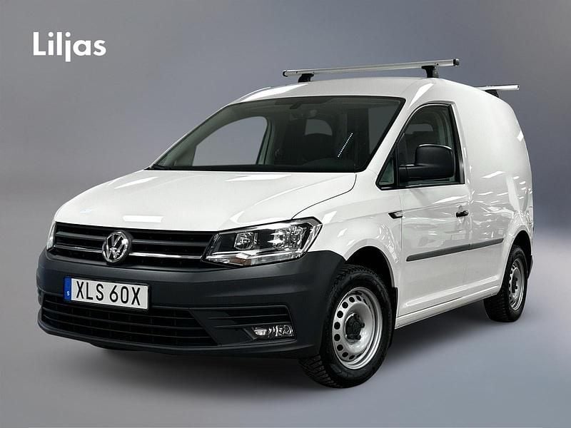 Vit Begagnad 2020 VW Caddy Minibuss | 159 000 kr (Superpris) - Bild 1/4