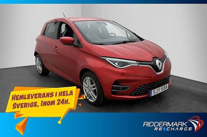 Röd Begagnad 2021 Renault Zoe Intens Halvkombi | 199 900 kr (Lite dyr) - Bild 1/3