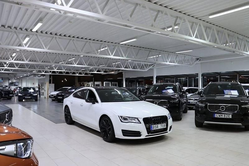 Begagnad Audi A7 Sportback 204 HK (150 kW) 2014 Vit Halvkombi