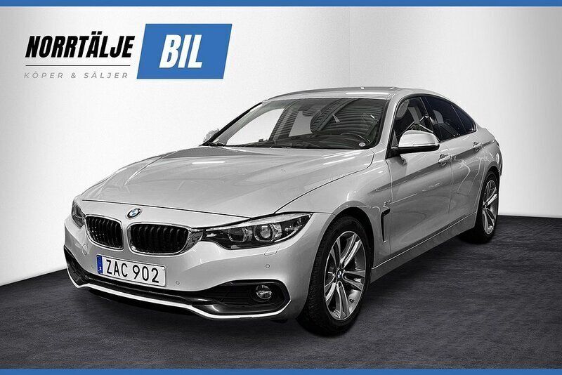 Silver Begagnad 2017 BMW 420 Gran Coupé Sport Line Sportkupé | 169 900 kr (Bra pris) - Bild 1/3