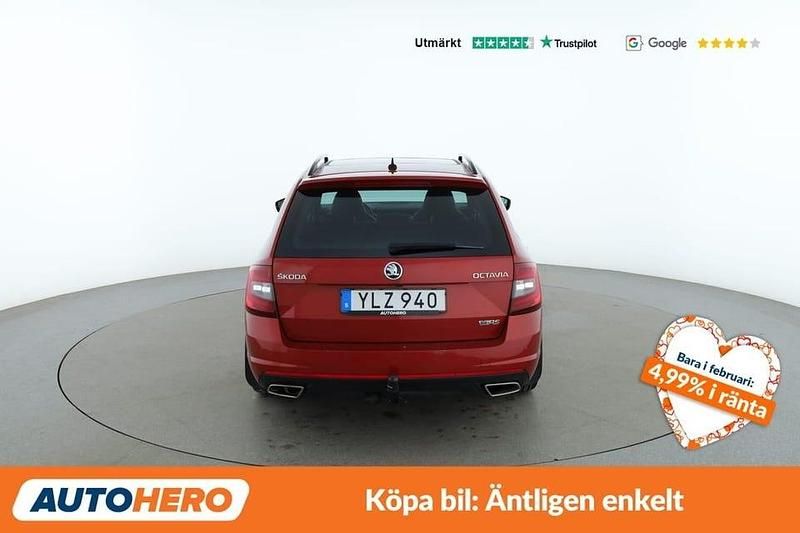 Begagnad Skoda Octavia RS 186 HK (136 kW) 2017 Röd Kombi