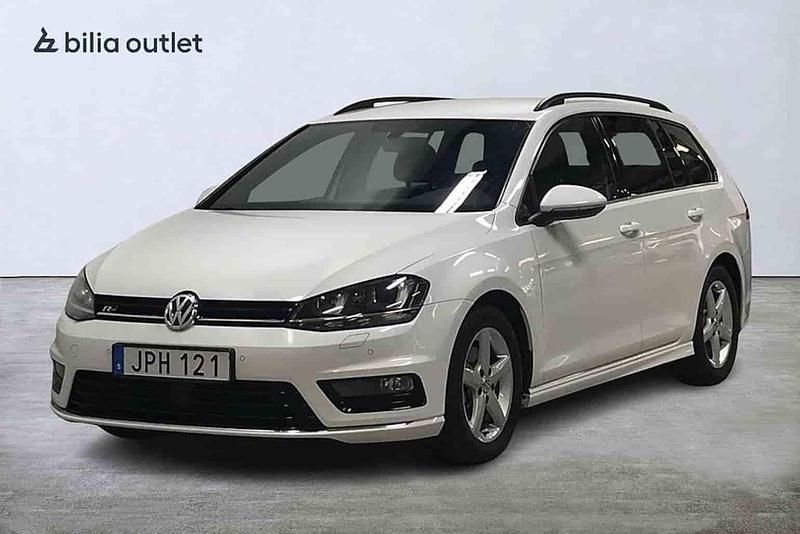 Vit Begagnad 2016 VW Golf VII Kombi | 174 900 kr (Lite dyr) - Bild 1/1