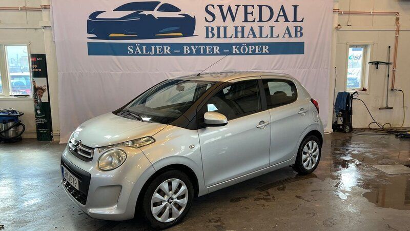 Silver Begagnad 2014 Citroën C1 Halvkombi | 49 800 kr (Superpris) - Bild 1/4