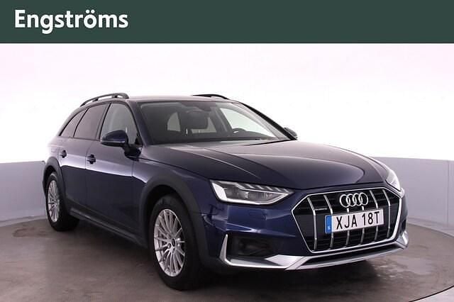 Navarrablå metallic Begagnad 2023 Audi A4 Allroad Proline Kombi | 349 000 kr (Marknadspris) - Bild 1/4