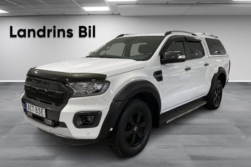 Vit Begagnad 2020 Ford Ranger Wildtrack Pickup | 349 875 kr (Marknadspris) - Bild 1/4