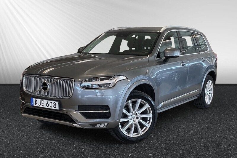 Grå Begagnad 2018 Volvo XC90 Inscription SUV | 389 800 kr (Superpris) - Bild 1/4