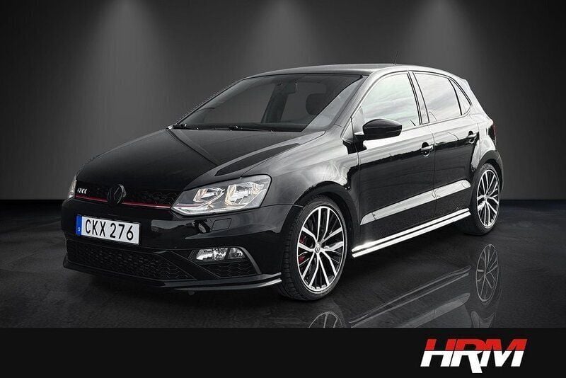 Svart Begagnad 2017 VW Polo GTI Halvkombi | 189 900 kr - Bild 1/4
