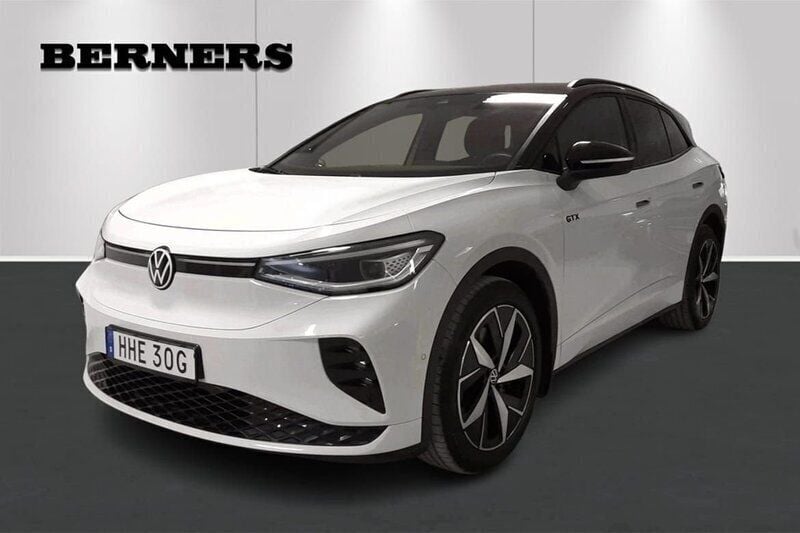 Vit Begagnad 2023 VW ID.4 GTX SUV | 398 900 kr (Lite dyr) - Bild 1/4