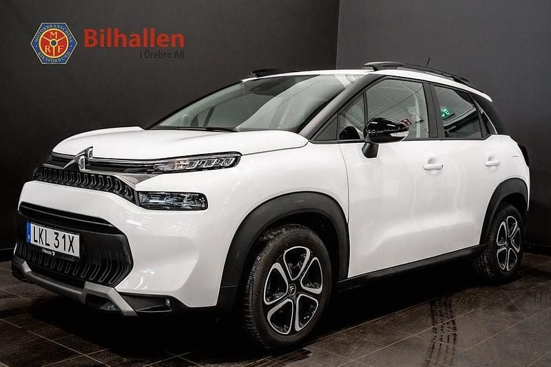 Vit Begagnad 2021 Citroën C3 Aircross PureTech SUV | 139 900 kr (Marknadspris) - Bild 1/4