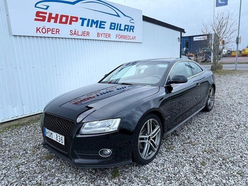Svart Begagnad 2009 Audi A5 Sportkupé | 49 900 kr (Bra pris) - Bild 1/4