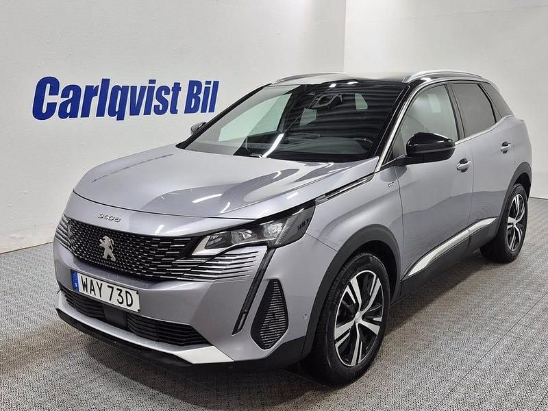 Grå metallic Begagnad 2023 Peugeot 3008 GT-line SUV | 259 000 kr (Marknadspris) - Bild 1/4