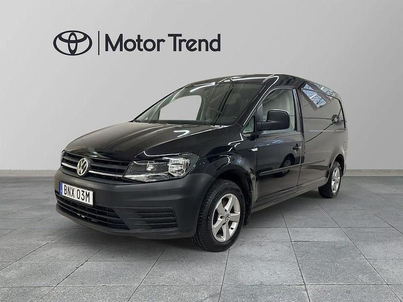 Svart Begagnad 2019 VW Caddy Maxi Minibuss | 169 900 kr (Bra pris) - Bild 1/4