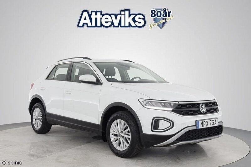 Vit Begagnad 2022 VW T-Roc SUV | 234 800 kr (Marknadspris) - Bild 1/3