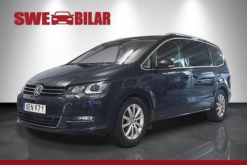Begagnad VW Sharan GT 184 HK (135 kW) 2016 Blå Minibuss