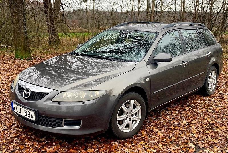 Grå Begagnad 2007 Mazda 6 Edition Kombi | 29 900 kr (Marknadspris) - Bild 1/4