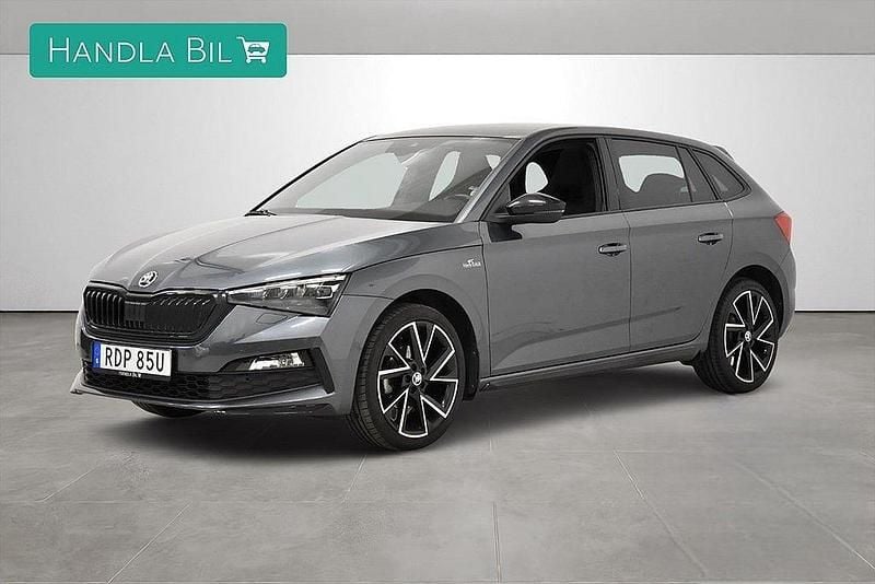Grå Begagnad 2021 Skoda Scala Monte Carlo Halvkombi | 179 900 kr (Marknadspris) - Bild 1/4
