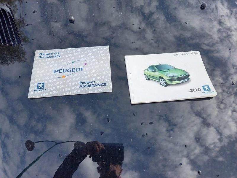 Begagnad Peugeot 206 CC 136 HK (100 kW) 2002 Svart Cab