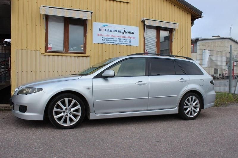 Grå Begagnad 2007 Mazda 6 Inclusive Kombi | 19 500 kr (Marknadspris) - Bild 1/4