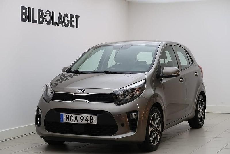 Grå Begagnad 2020 Kia Picanto Halvkombi | 129 800 kr (Marknadspris) - Bild 1/4