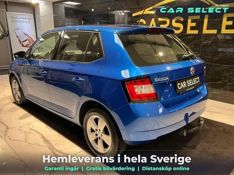 Begagnad Skoda Fabia Style 97 HK (71 kW) 2018 Blå Halvkombi